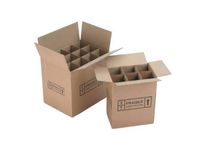 Protective bottle shipping boxes