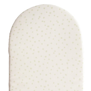 Nestling Moses Basket Muslin Fitted Sheet - Sage Nestling Moses Basket Muslin Fitted Sheet - Sage