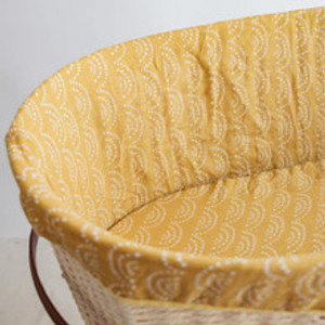 Nestling Moses Basket Muslin Liner - Sunset Nestling Moses Basket Muslin Liner - Sunset