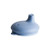 A clearcut image of the Nestling Silicone Sippy Lid for the Nestling Stainless Steel Insulated Cup in the colour Dusty Blue.