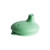 A clearcut image of the Nestling Silicone Sippy Lid for the Nestling Stainless Steel Insulated Cup in the colour Sage.