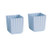 A clearcut image of 2 x Nestling Silicone Jumbo Cups in the colour Dusty Blue.