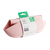 A clearcut image of the Nestling Silicone Bib in the colour Dusty Pink, wrapped in packaging.