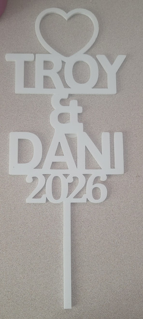 custom cake topper