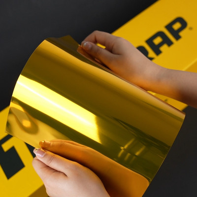 Yellow Gold Chrome (CHM02-HD) Vinyl Wrap