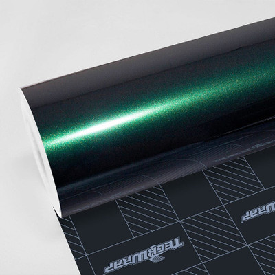 Gloss green black hm07 hd vinyl wrap