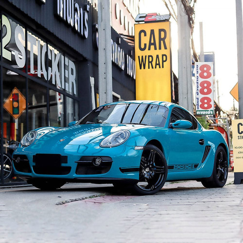 Rolling sea Vinyl Wrap On Car