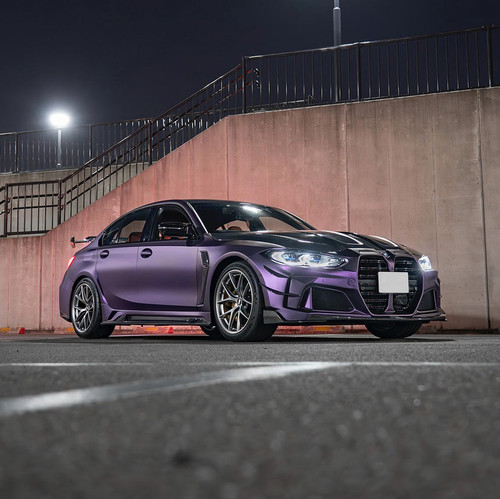Venetian Violet Vinyl Wrap On Car