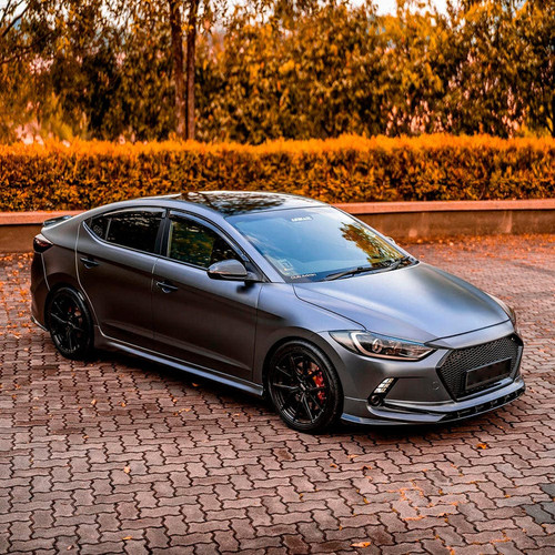 Dark Platinum Vinyl Wrap On Car