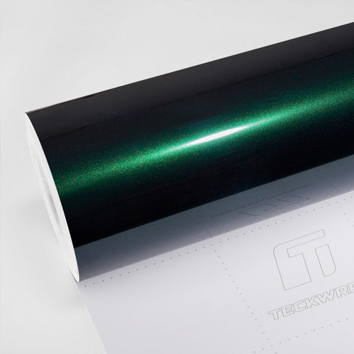 TeckWrap Warm Emerald Metallic PPF | Gloss Vivid Green Paint Protection Film (CPX412)