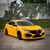Sunflower Yellow Vinyl Wrap On Car