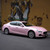 Pink Sakura Vinyl Wrap On Car