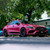 Berry Red Vinyl Wrap On Car