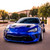 Royal Blue Vinyl Wrap On Car