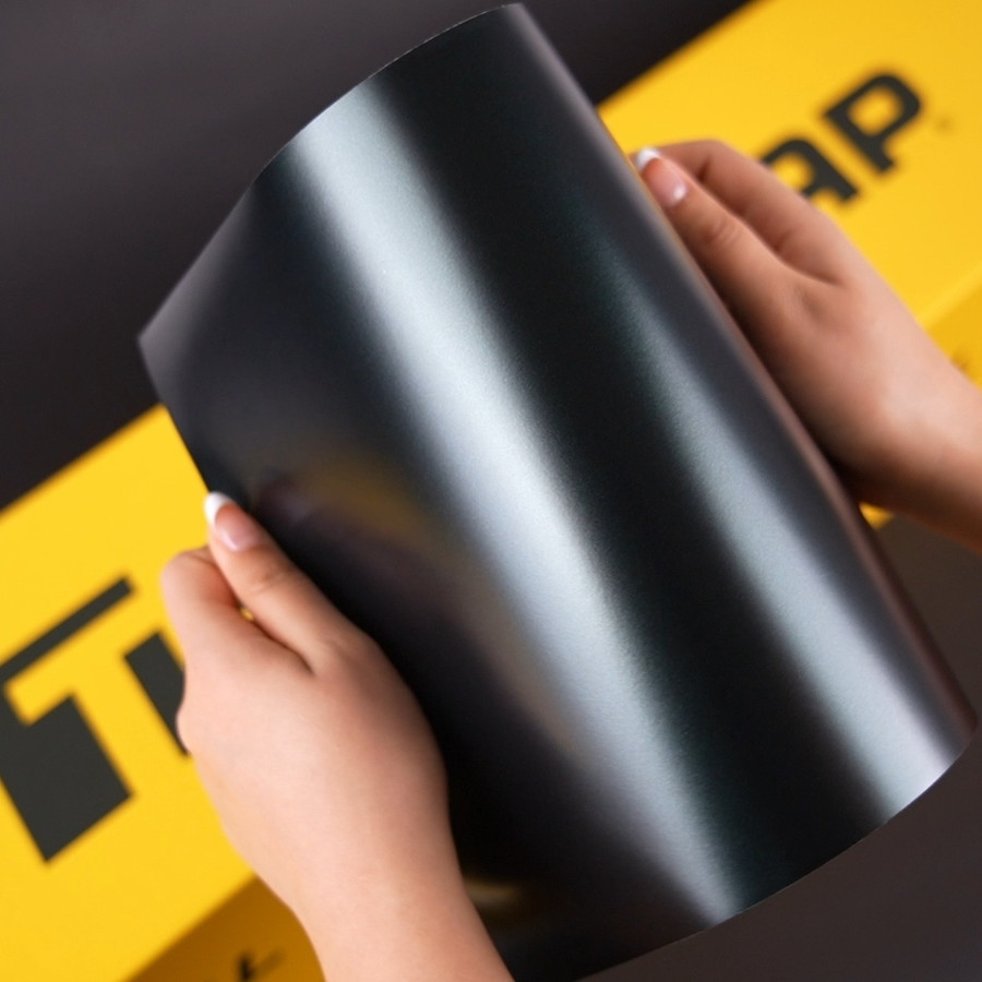 Green Black Silk (HM07) Vinyl Wrap