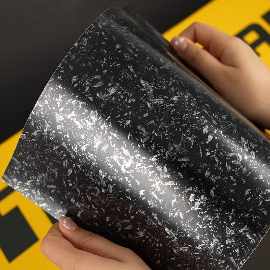 Matte Dark Forged Carbon (RCF09M) Vinyl Wrap