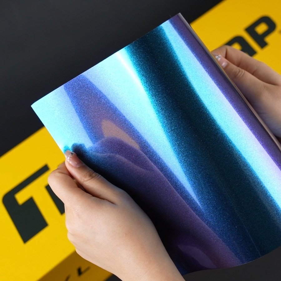 Chameleon Metallic Vinyl Wrap Purple Blue (CK892)