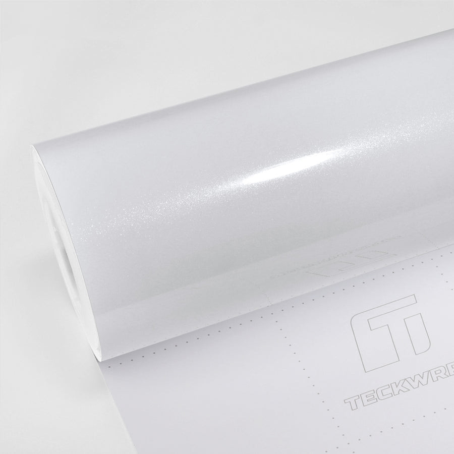 TeckWrap Sparkling White Pearl PPF | Gloss Metallic Paint Protection Film (CPX402)
