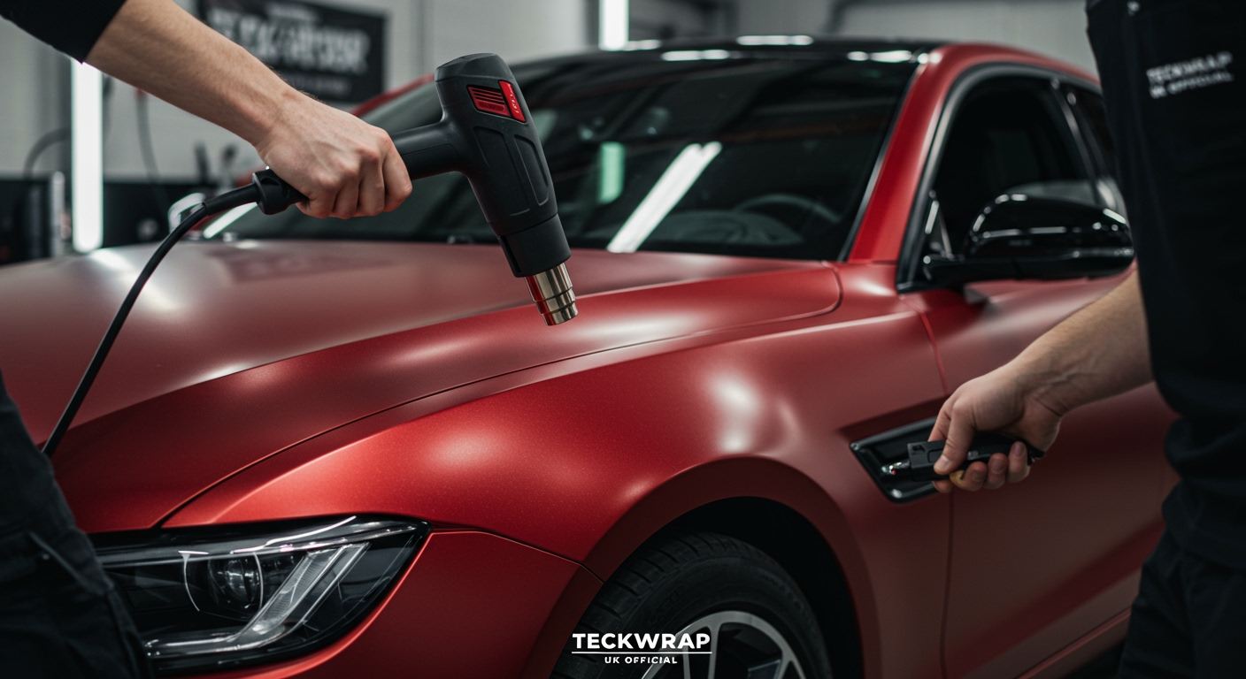 Wrapped Finish Why Post-Heating is Crucial for a Flawless Vinyl Wrap Finish - TeckWrap ...