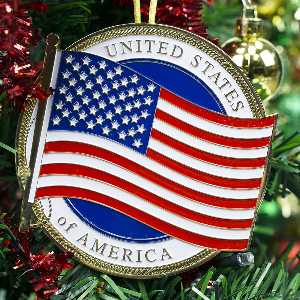 american flag christmas ornaments