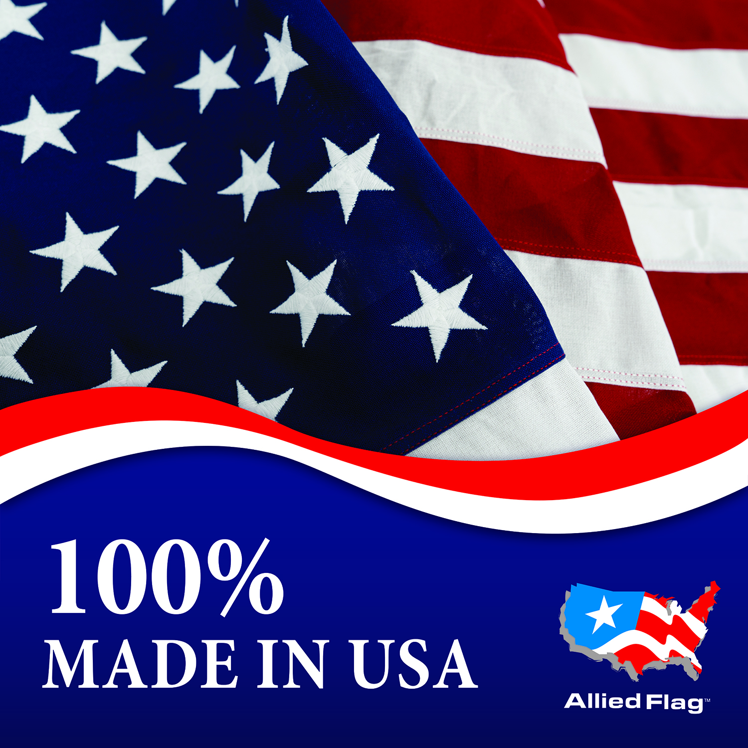 American Flag - Cotton 4 x 6 FT United States Flag with