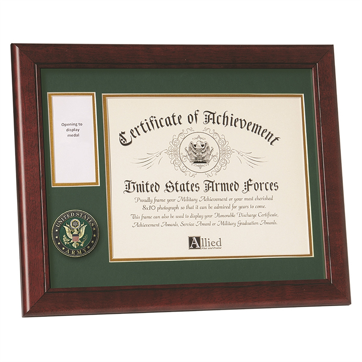 VINTAGE US Department of the Army Diploma Award Certificate Holder