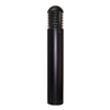 15 Watt LED 7" Round Bollard Light Dome Top and Louver Reflector