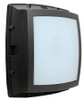 12" LED 17W Bulkhead Open Face Square Wall Light with Emergency Battery Backup