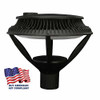 Open 84 Watt LED Round Post Top Street Light Buy America Act