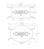 LED Recessed Emergency Unit Dimensions