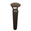 UFO Head Bollard with Selectable Lumen and Kelvin Options - Top View