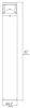 12W - 18W or 24 Watt LED Bollard Dimensions