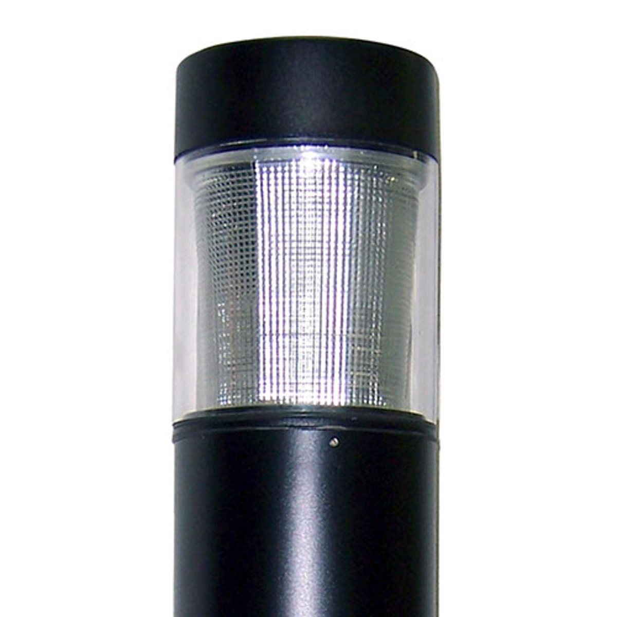 15 Watt LED 7" Round Bollard Flat Top and Type 3 Reflector