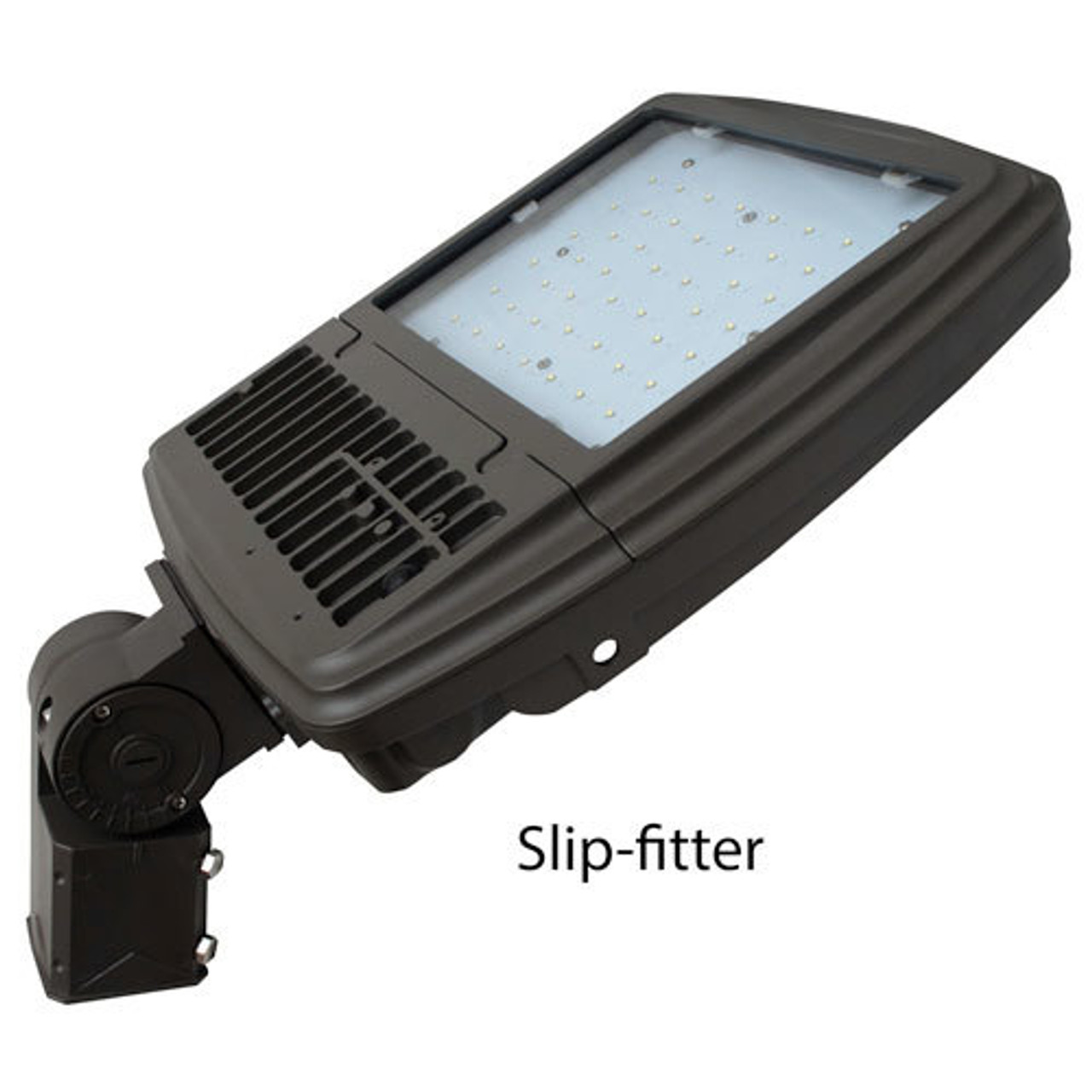 112 Watt Amber LED Floodlight Light With Slipfitter