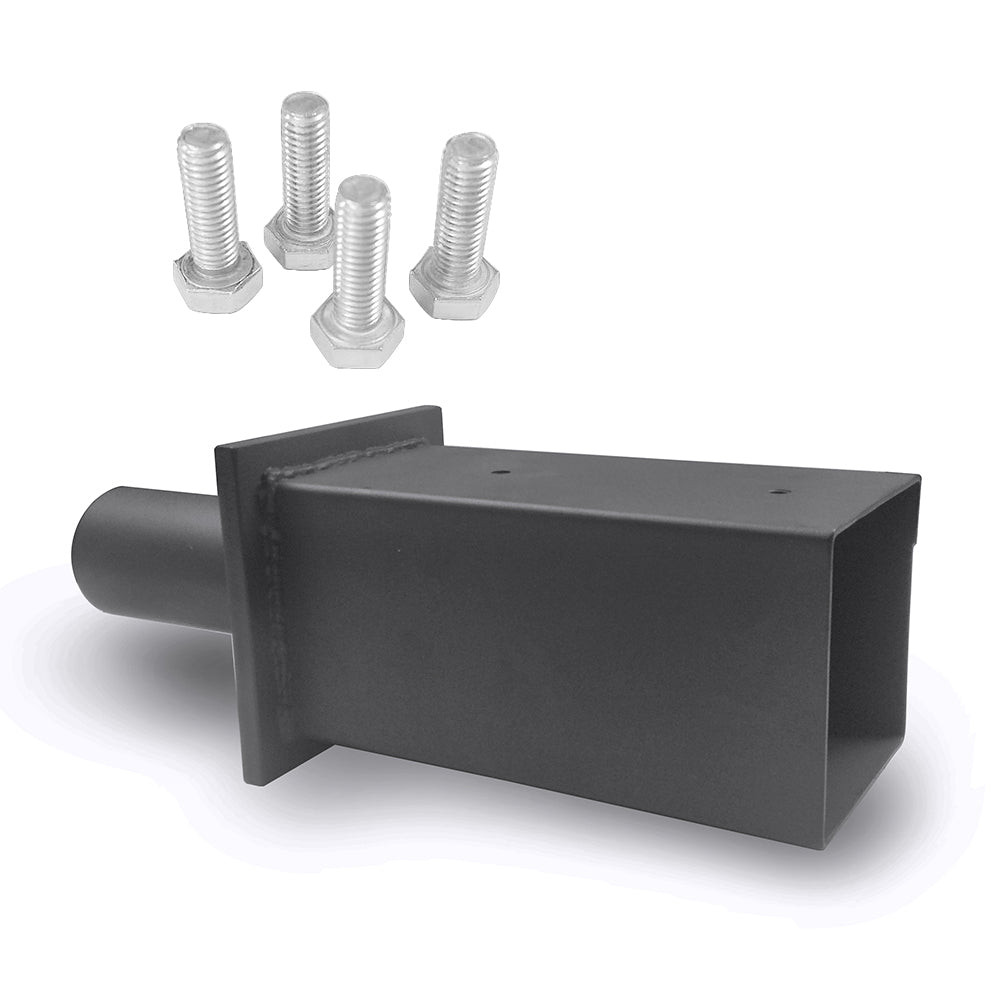 5 x 5 Square Pole Top Single Tenon hex bolts