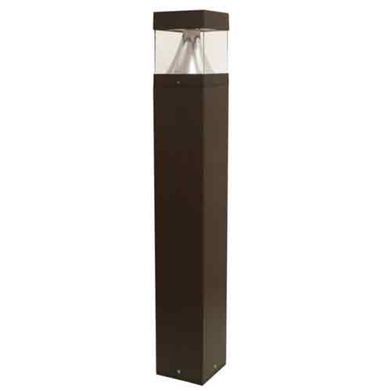 6" LED Bollard with Cone Reflector 