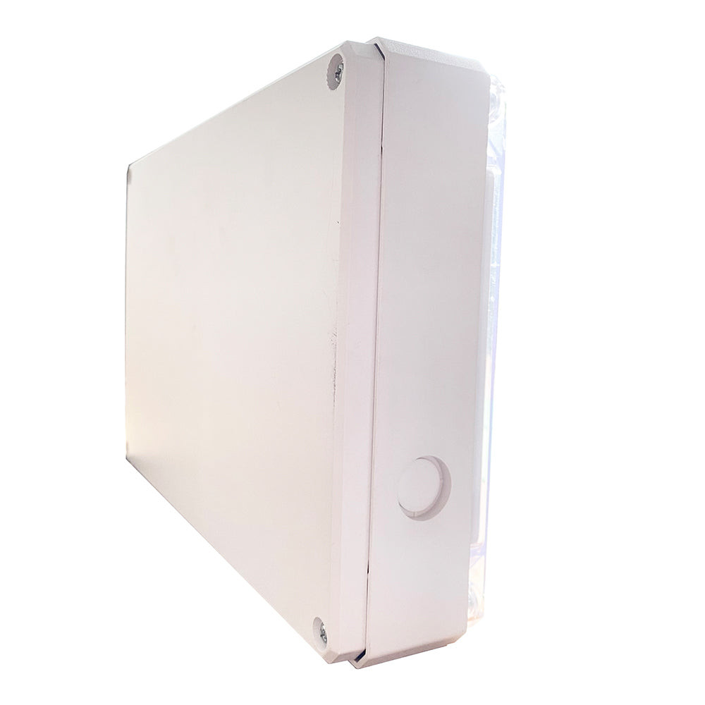 Wet Location LED Battery Backup Exit Sign Back