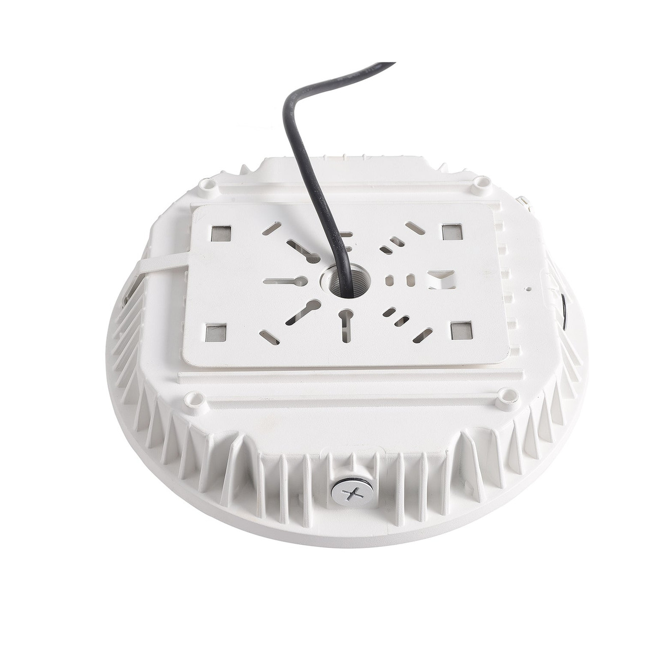 30/40/60W Wattage Selectable LED Round Canopy Light CCT 5000K Bottom
