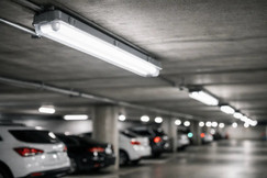 How to lay out Parking Garage Ceiling Lights?