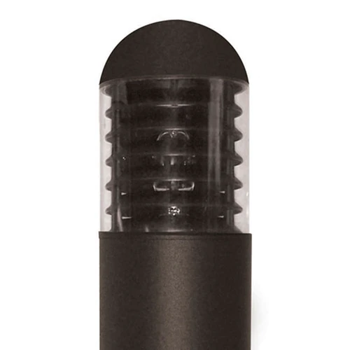 15 Watt LED 7" Round Bollard Light Dome Top and Louver Reflector