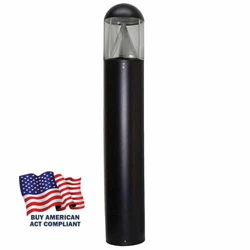 15 Watt LED Bollard Light Dome Top and Cone Reflector