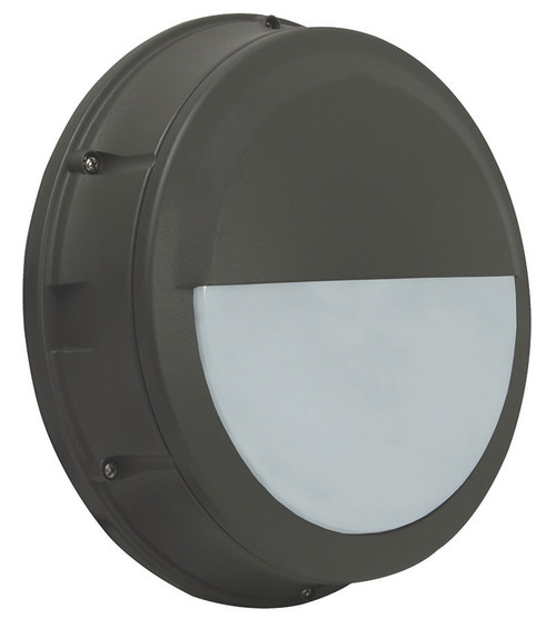 12" LED 17W Bulkhead Cutoff Round Wall Light