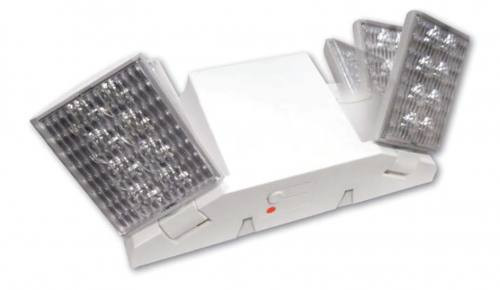 2 Head Adjustable Optics LED Emergency Unit Battery Backup 2 Head Adjustable Optics LED Emergency Unit Battery Backup