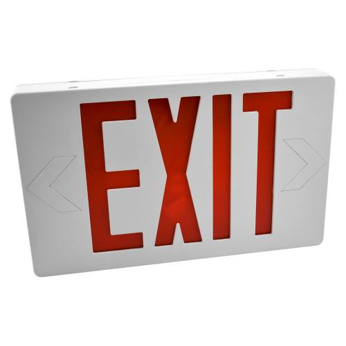 LED Exit Sign Red Letters with Battery Backup LED Exit Sign Red Letters with Battery Backup