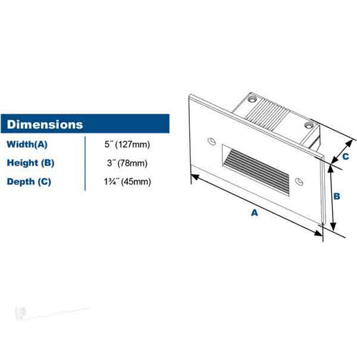 4 Watt Step Light 120 Volt