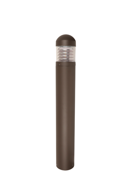 6" LED Bollard Dome Top Louver Reflector Selectable