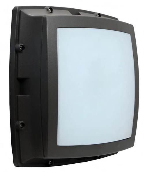 12" LED 25W Bulkhead Open Face Square Wall Light