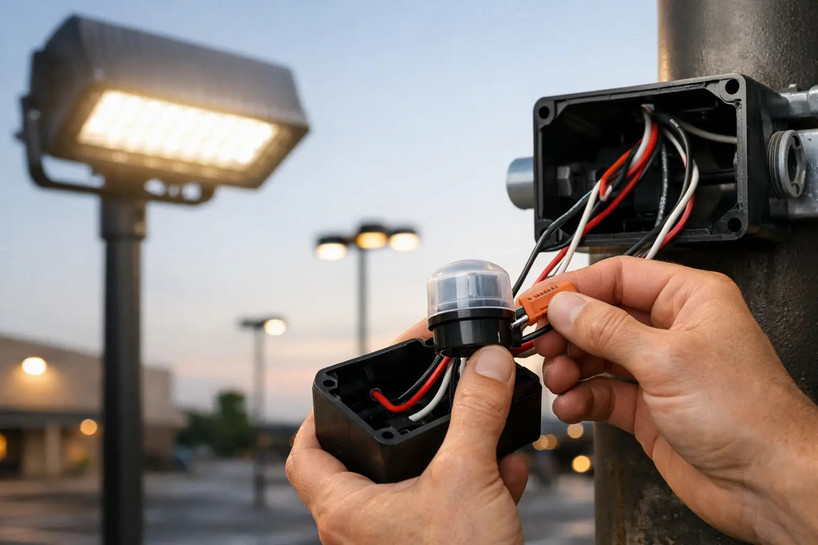 How to Wire Photocell Controls for Commercial Lights