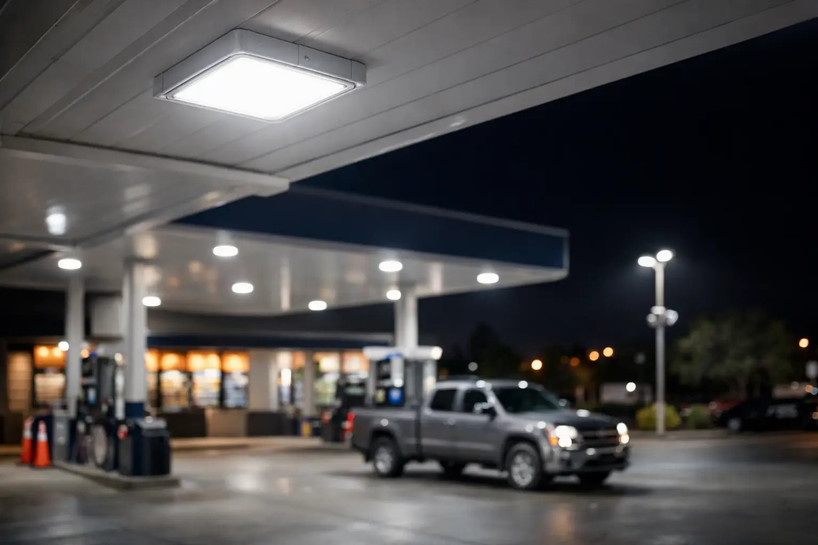 LED Canopy Lights for Safer, Lower-Cost Sites