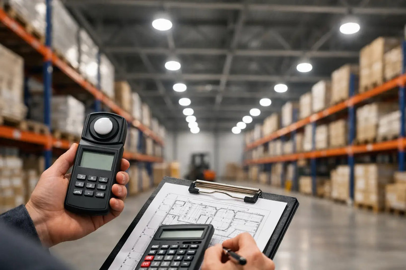 Warehouse Lighting Calculation for Better Coverage